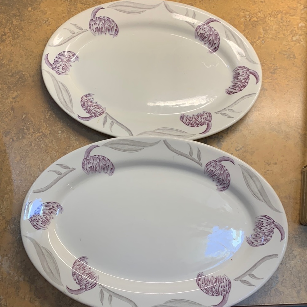 Vintage Restaurant Ware platters